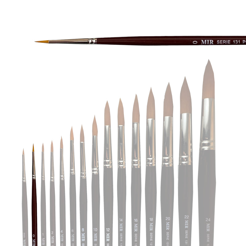 Pincel Toray Sintético (Números 00–22)