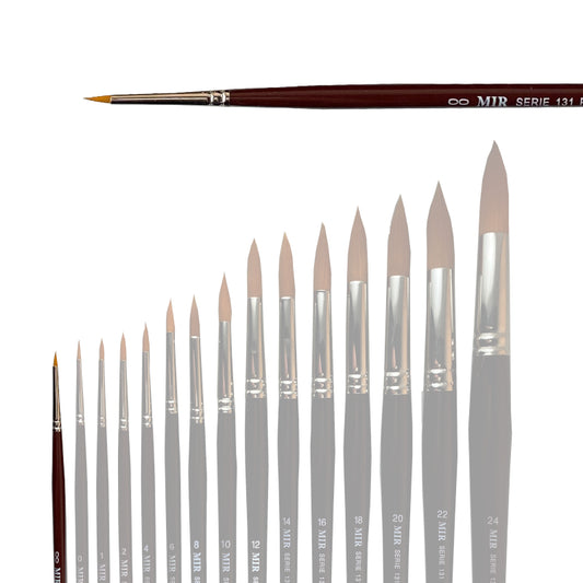 Pincel Profesional Toray Sintético MIR Ref. 131 - Bellas Artes y Restauración (Nº 00-22)