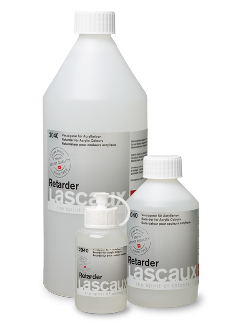 Lascaux Retarder, frascos de retardante de secado para colores acrílicos