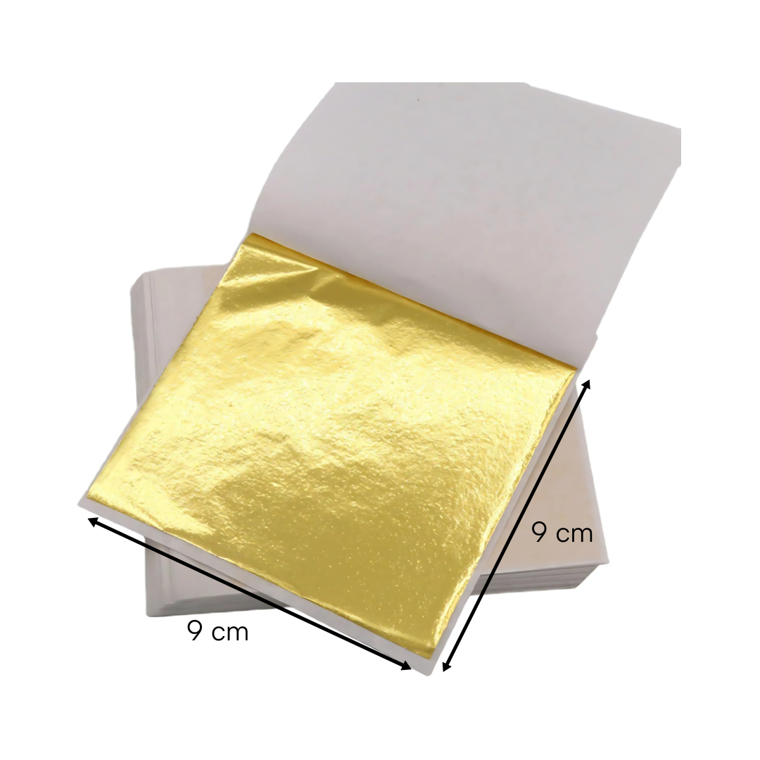 Papel de Oro Taiwan 9×9 cm – Pack 500 hojas