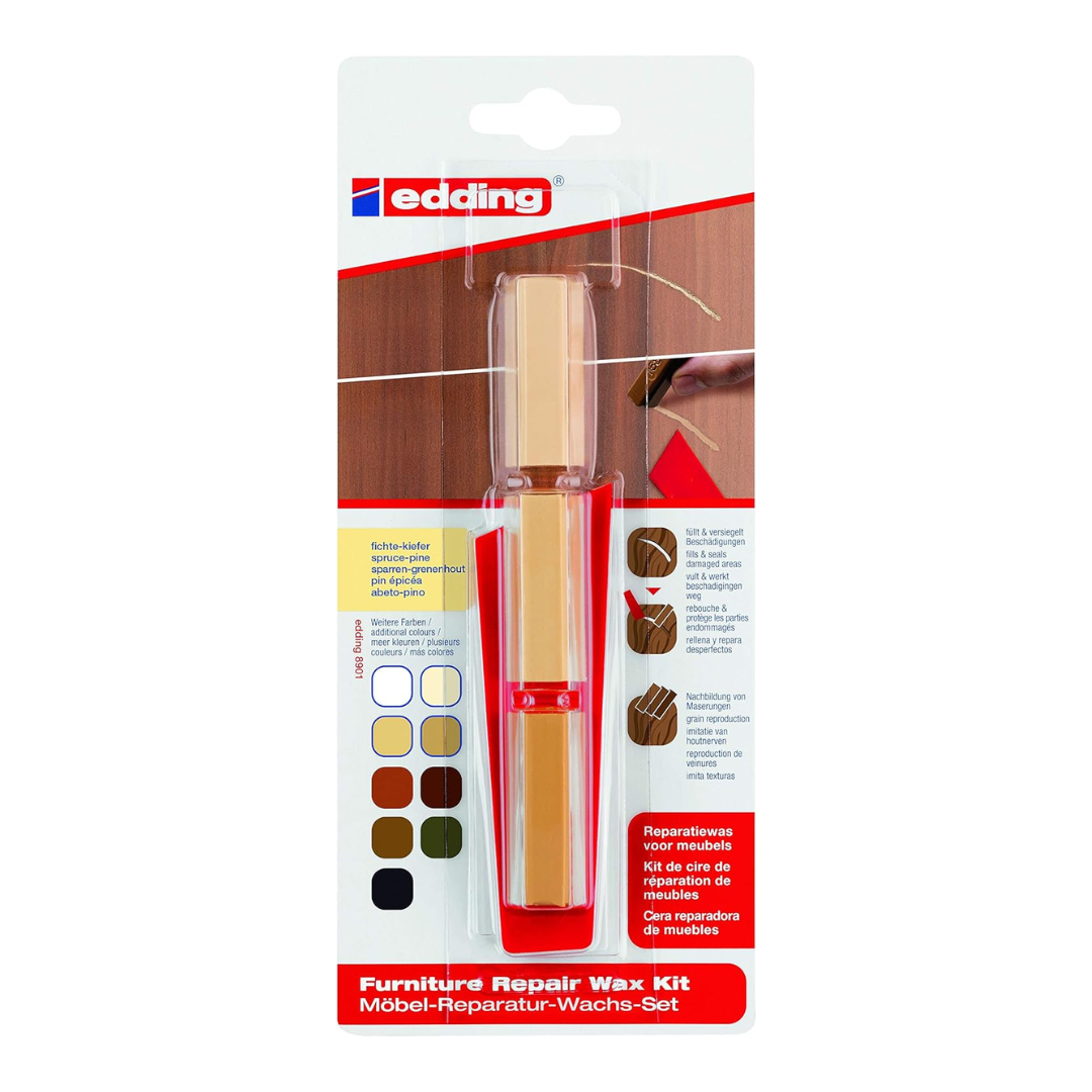 Edding 8901 Cera Reparadora Madera - Restauración Profesional