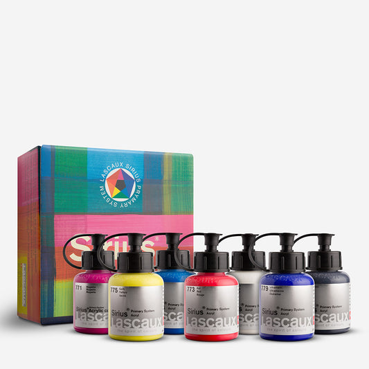 Lascaux Sirius Acrilico - Estuche 7 x 30 ml