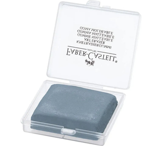Goma moldeable gris para artistas en estuche