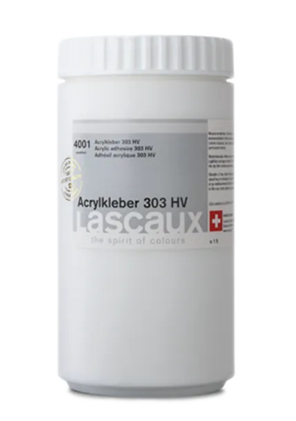 Adhesivo Acrílico Lascaux 303 HV – Para Marouflage y Reentelado