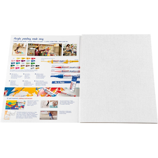 Bloc edding pour Acrylique et Huile A4 Blanc (300 g/m²) – 30010