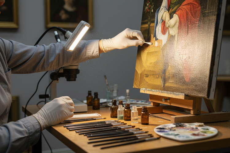 Restauración de Pintura al Óleo