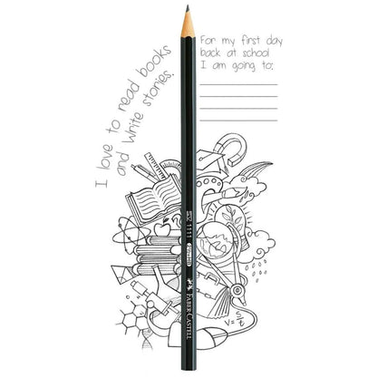 Matita 1111 Dureza HB - Grafito Nero per Escritura e Disegno