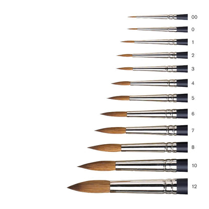 Pincel redondo de marta Winsor & Newton Artists' Water Colour Sable, N.º 12