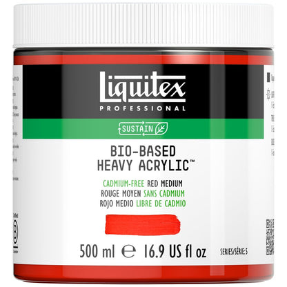 Liquitex Bio-Based Heavy rojo medio libre de cadmio, 500 ml