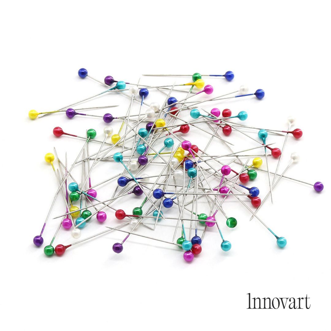 Alfileres con Cabeza de Perla 4×38 mm – Caja x100
