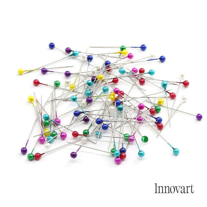 Alfileres con Cabeza de Perla 4×38 mm – Caja x100