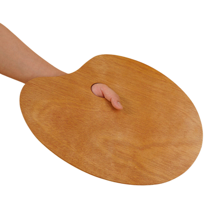 Paleta de madera barnizada