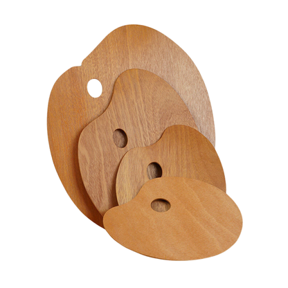 Paleta de madera barnizada