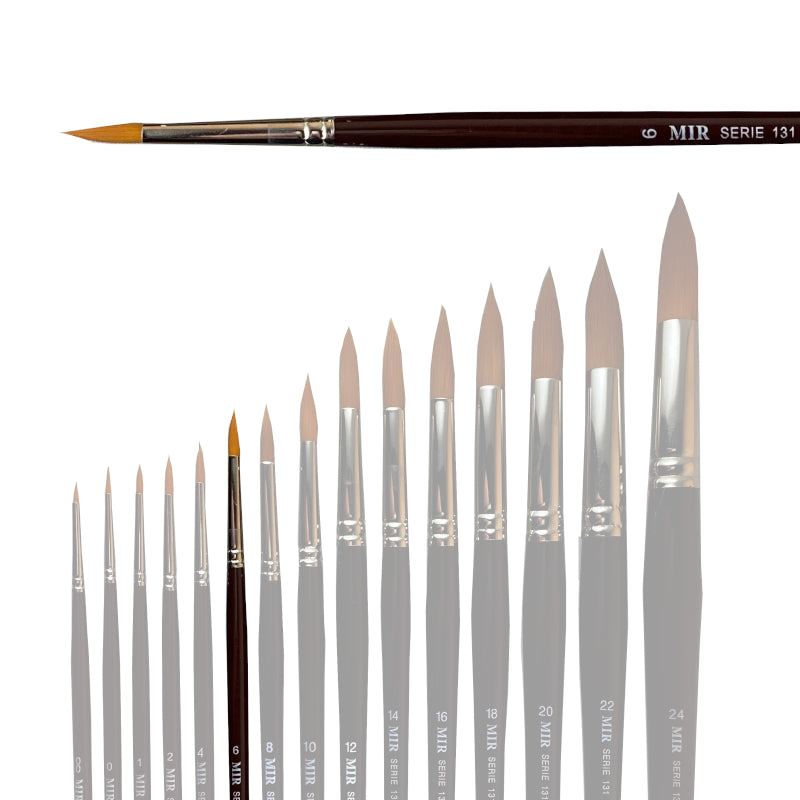 Pincel Toray Sintético (Números 00–22)