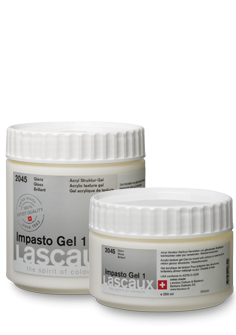 Lascaux Impasto Gel 1 brillante, tarros de 250 ml y 500 ml