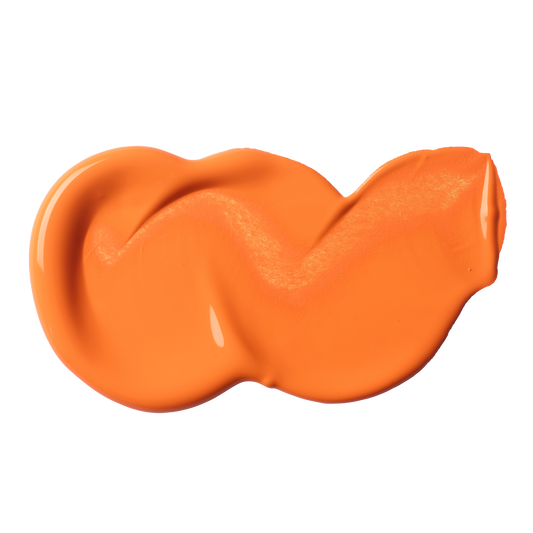 Muestra del color naranja libre de cadmio de Liquitex Soft Body