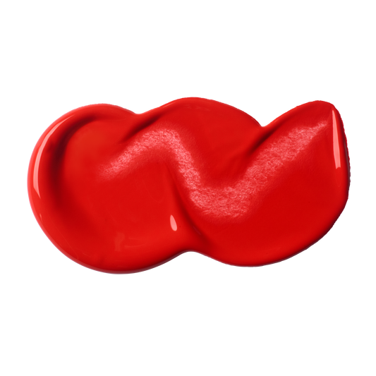 Muestra de color del Rojo medio libre de cadmio Liquitex Soft Body