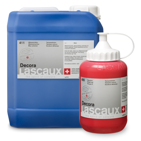 Lascaux Decora, bidón de 3 l y frasco de 500 ml
