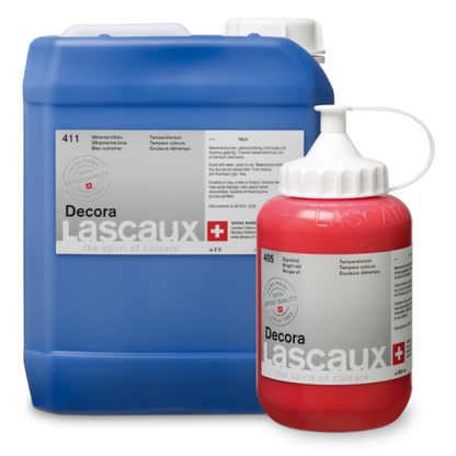 Lascaux Decora, bidón de 3 l y frasco de 500 ml