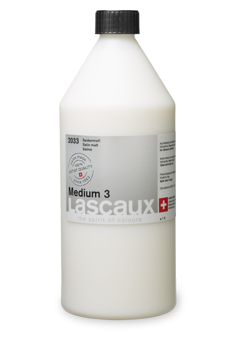 Lascaux Medium 3 satinado, frasco de 85 ml