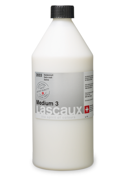 Lascaux Medium 3 satinado, frasco de 85 ml
