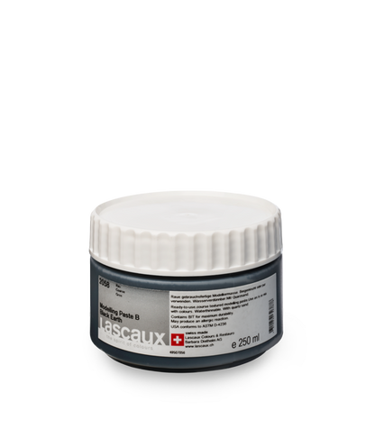 Lascaux Modelling Paste B Black Earth, tarro de 250 ml
