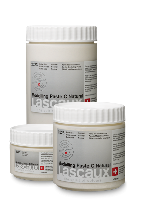 Lascaux Modelling Paste C Natural, botes de 250 ml, 500 ml y 1 l