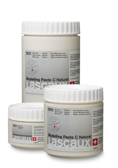 Lascaux Modelling Paste C Natural, botes de 250 ml, 500 ml y 1 l
