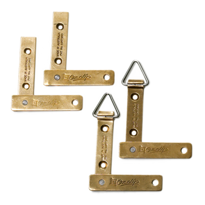 Lascaux Oz Clip® 4" – Sistema Profesional de Colgado para Obras de Arte (hasta 158 kg)