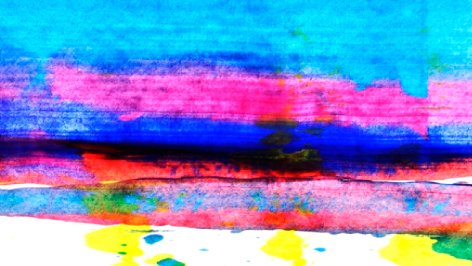 Ejemplo de aplicación de colores acrílicos Lascaux Sirius
