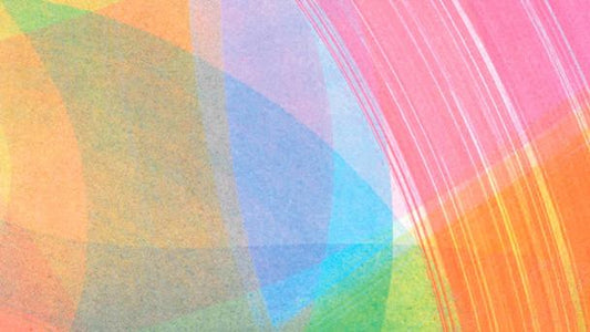 Mezclas transparentes de colores primarios Lascaux Sirius en acuarela