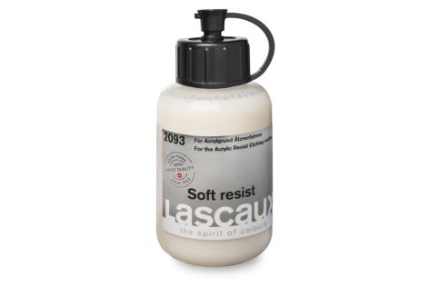 Lascaux Soft resist, reserva blanda para grabado, frasco de 85 ml