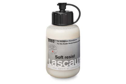 Lascaux Soft resist, reserva blanda para grabado, frasco de 85 ml