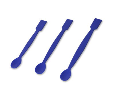 Espátula cuchara plana de polipropileno azul ENDO plasticware FKB031, 18 cm