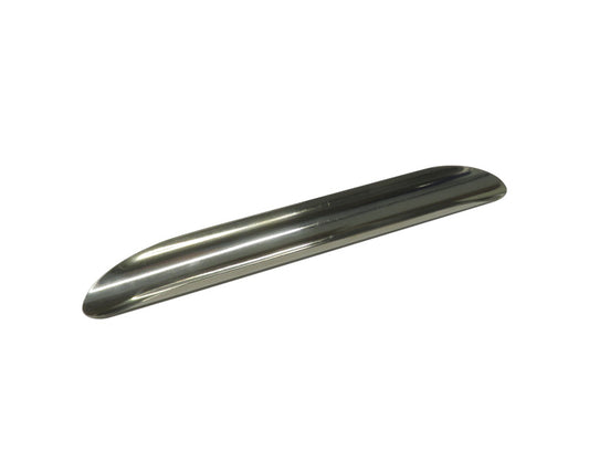 Espátula acanalada de acero inoxidable (trulla), 15,5 cm