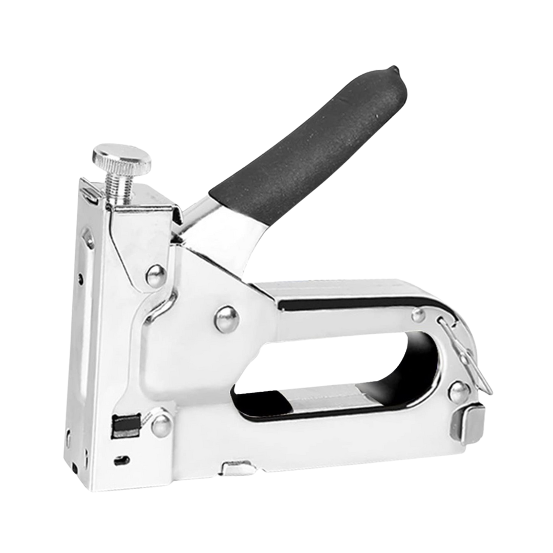 Grapadora Manual Profesional 3-en-1 para Lienzos y Bastidores | Compatible con Grapas T, U y Door | Acero Reforzado