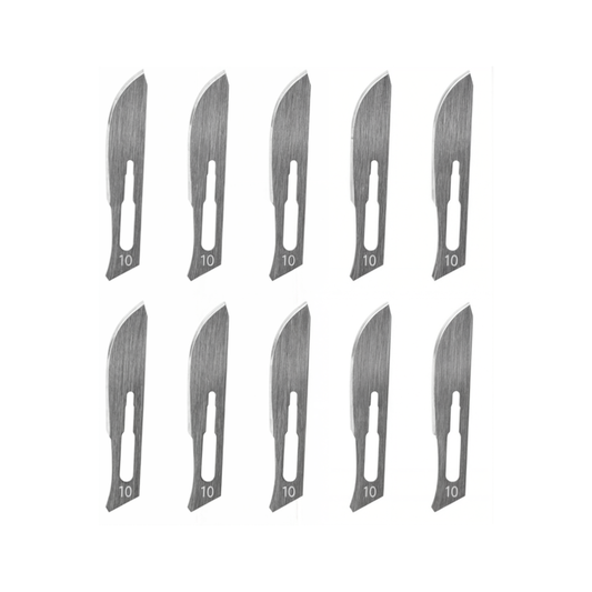 Hojas de bisturí nº 10, 11, 12, 15, 20, 21, 22 y 23 (10 uds. por pack)