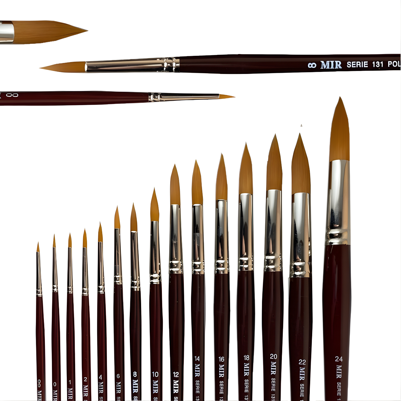 Pincel Toray Sintético (Números 00–22)