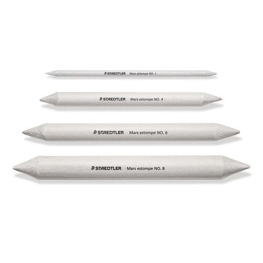 Set 4 Difuminos Staedtler - Difuminado Profesional para Carboncillo, Grafito y Pastel