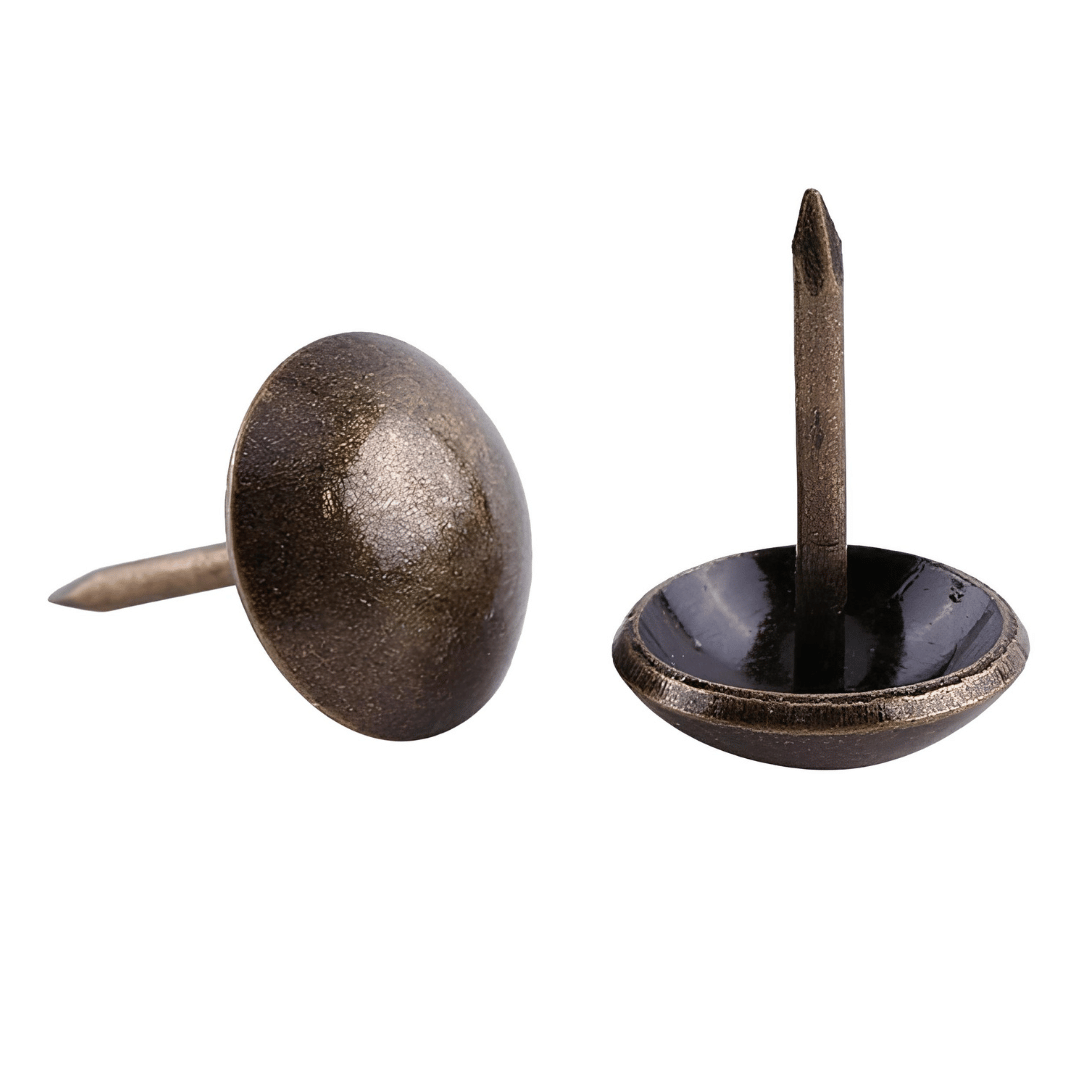 Tachuela lisa bronce verde antiguo