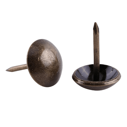Tachuela lisa bronce verde antiguo
