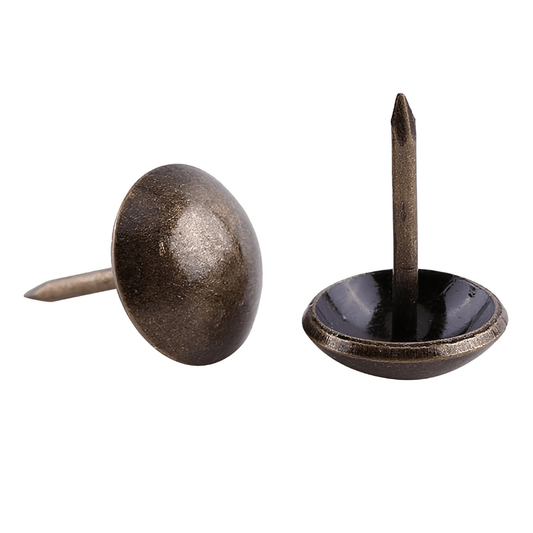 Tachuela lisa bronce verde antiguo