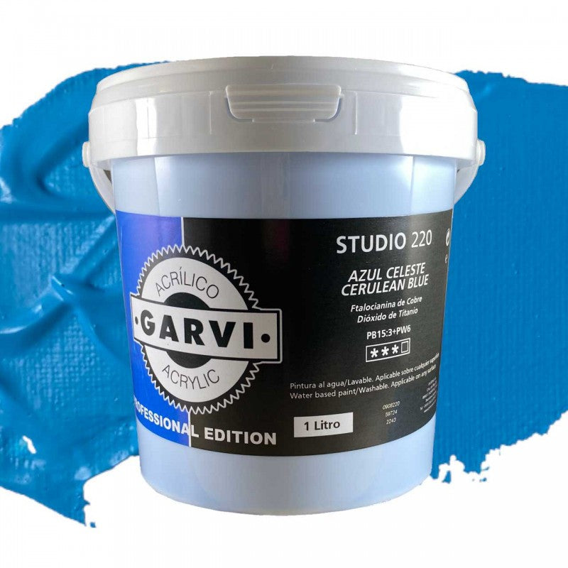 Acrílico GARVI Studio MIR — Azules, Verdes y Violetas · 200 ml a 5 L