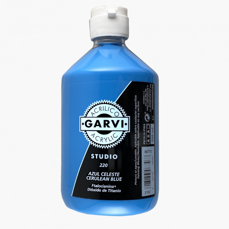 Acrílico GARVI Studio MIR — Azules, Verdes y Violetas · 200 ml a 5 L