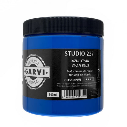 Acrílico GARVI Studio MIR — Azules, Verdes y Violetas · 200 ml a 5 L