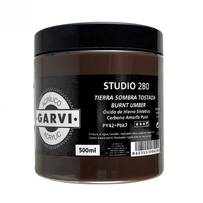 Acrílico GARVI Studio MIR — Blancos, Amarillos y Tierras · 200 ml a 5 L