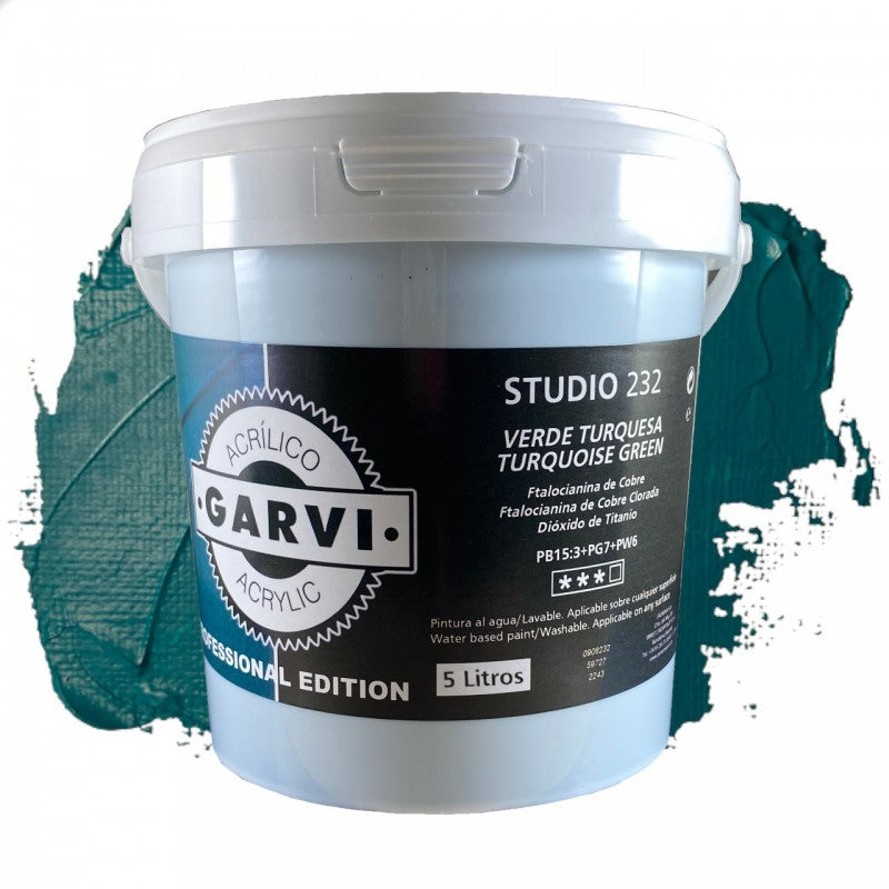 Acrílico GARVI Studio MIR — Azules, Verdes y Violetas · 200 ml a 5 L