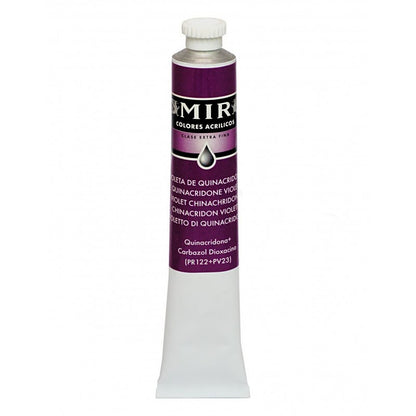 Acrílicos Extrafinos MIR Cremoso — Tubo 60 ml para Bellas Artes y Restauración