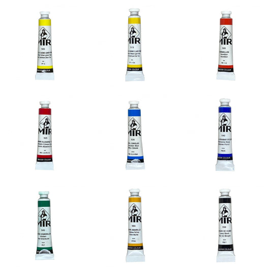 Acuarelas Extrafinas MIR — Tubo 8 ml para Bellas Artes y Restauración
