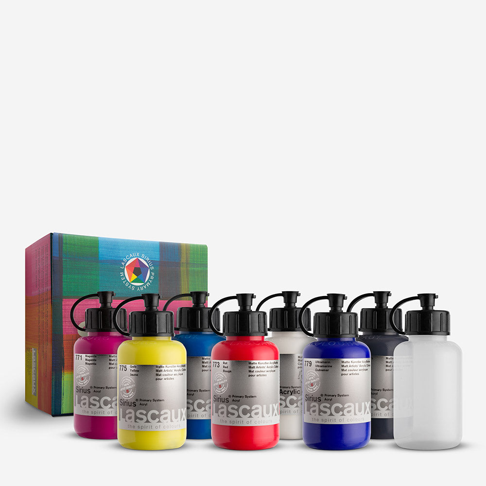 Lascaux Sirius Acrilico - Estuche 7 x 85 ml